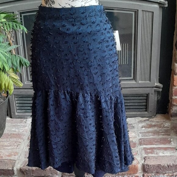 Maeve Miranda Textured Midi Skirt - Picture 1 of 5
